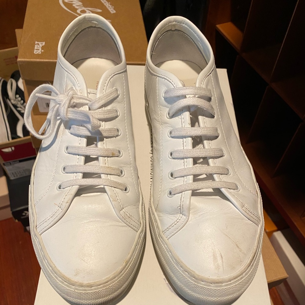 Common Project Tournament Low Super in White